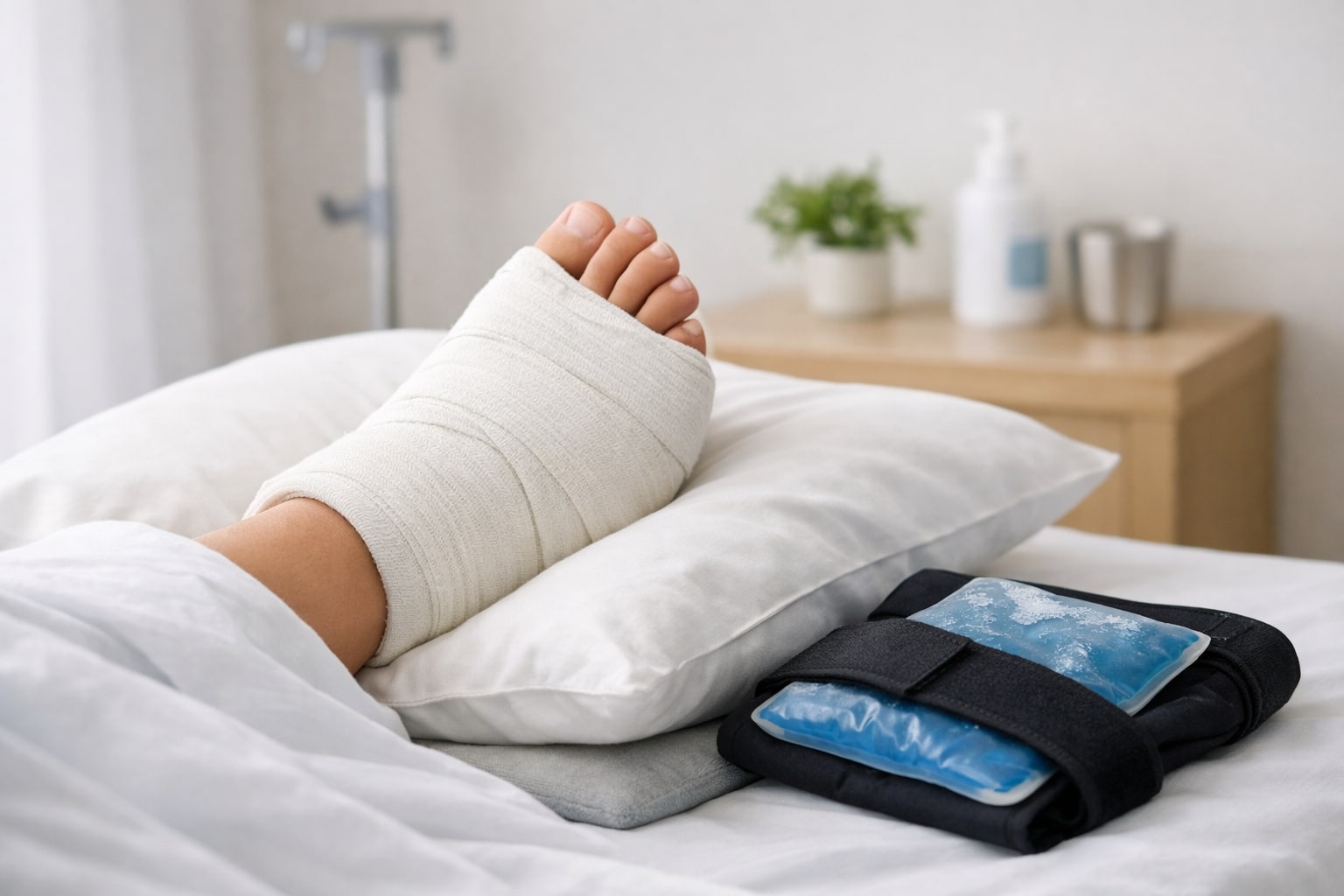 무지외반증 절개 수술 후 회복 과정