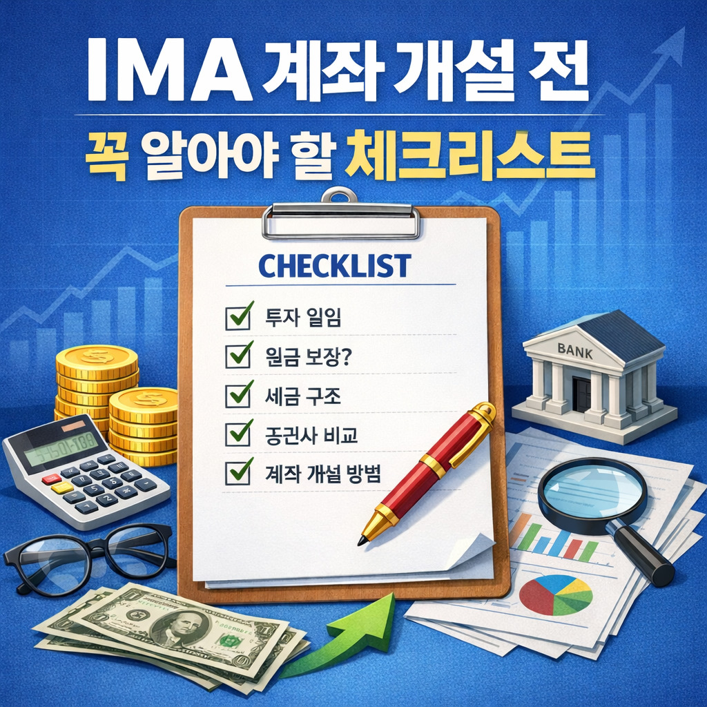 IMA 계좌 개설 전 꼭 알아야 할 체크리스트 대표 이미지