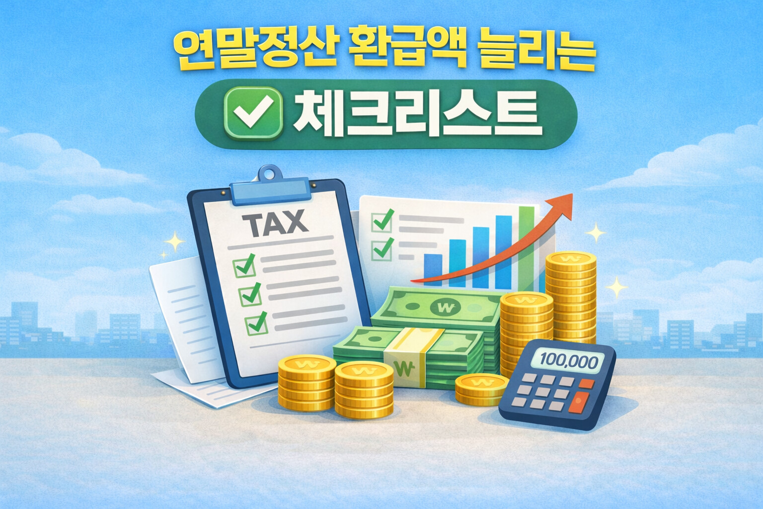 연말정산 환급액 늘리는 체크리스트 이미지